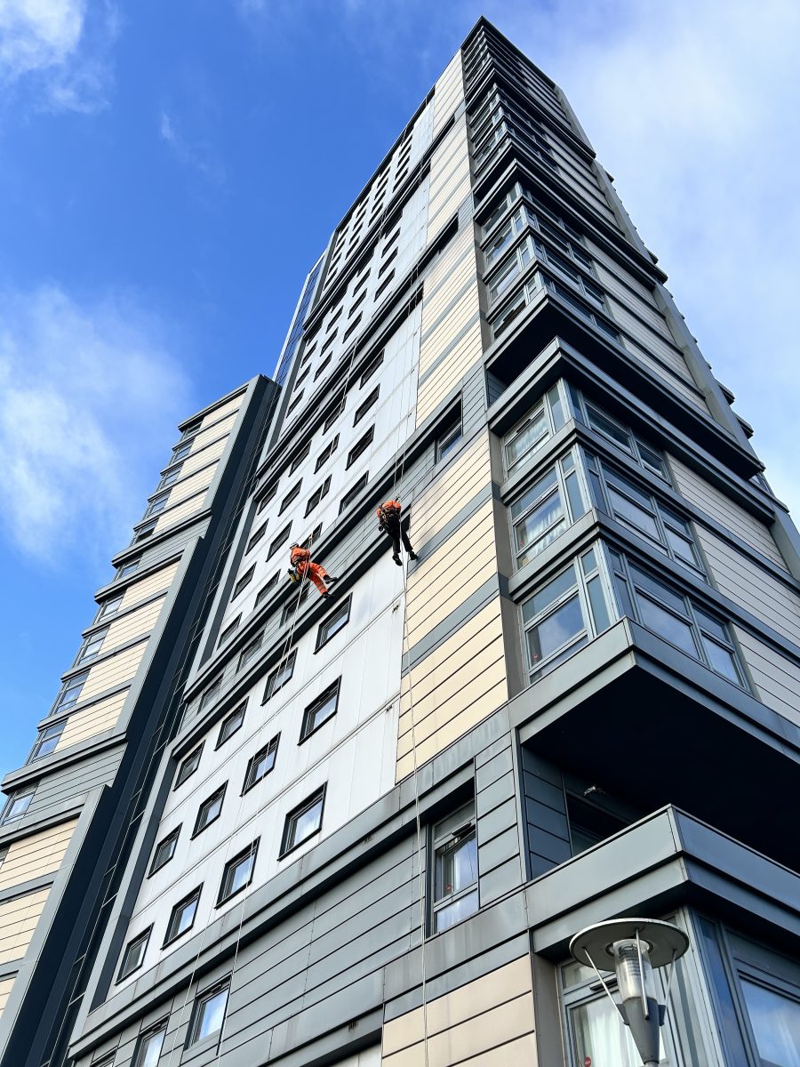 Vertical Cladding High Rise High Rise Cladding Inspection - Complete Access